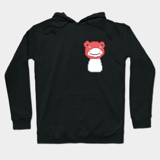 dream blob frog - red pixel art Hoodie